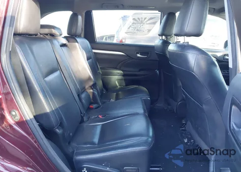 2015 Toyota Highlander Xle V6 from USA, damaged, VIN 5TDKKRFH4FS043444